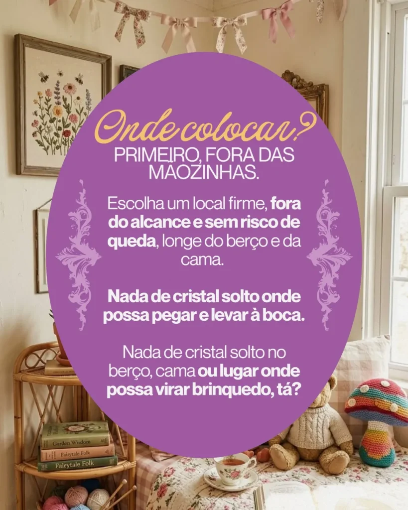 Opala Store — Cristais naturais — cristal no quarto de criança