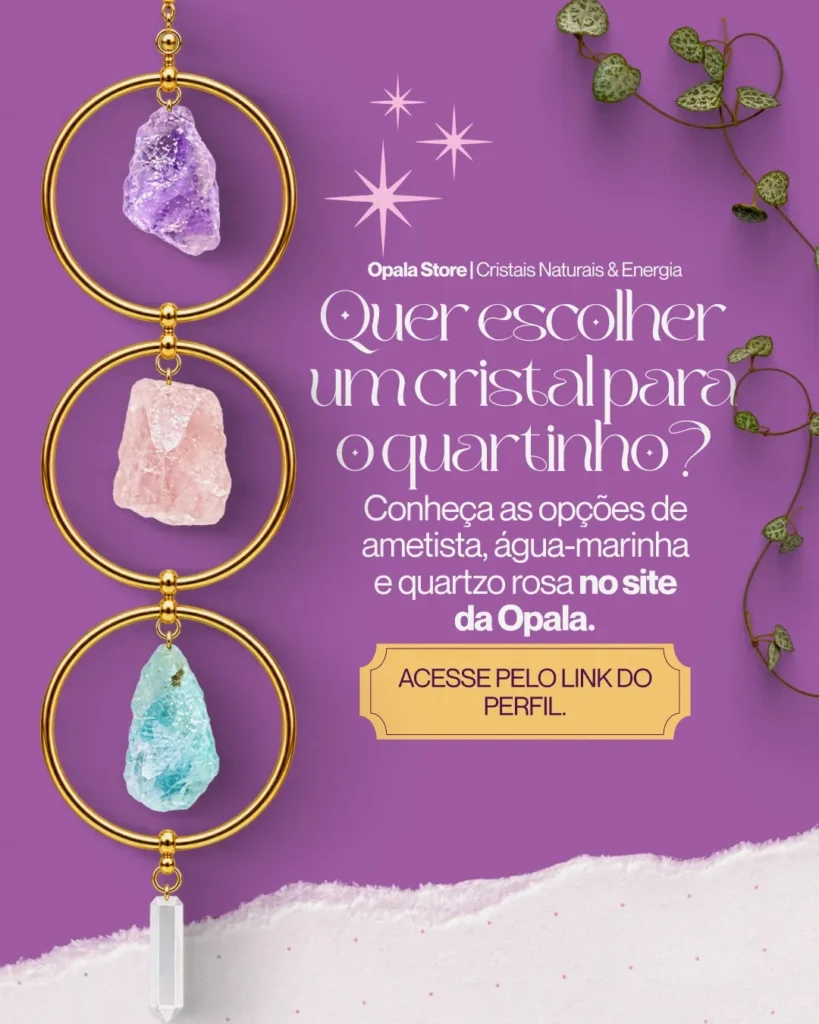Opala Store — Cristais naturais — cristal no quarto de criança
