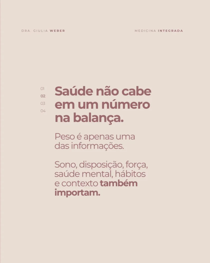 Dra. Giulia Weber — Medicina integrada — 5 coisas sobre cuidar da saúde