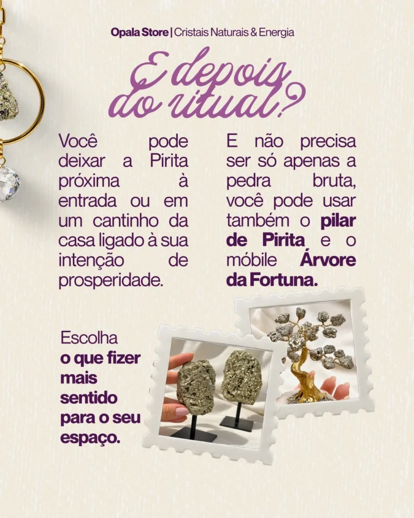 Opala Store — Ritual da canela + pirita